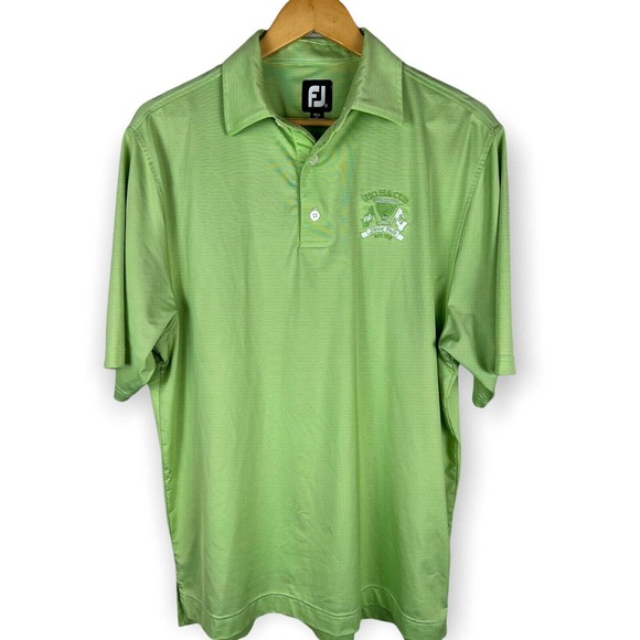 FootJoy Other - FootJoy Men's Medium Green HOHA CUP SIOUX FALLS Logo Short Sleeve Polo Shirt